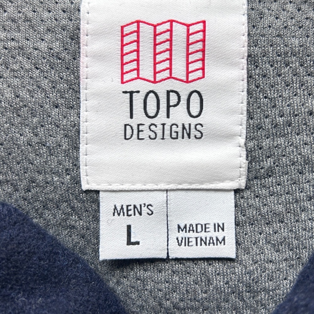 Topo Designs Men's 1-4 zip Sweater - Picture 2 of 7